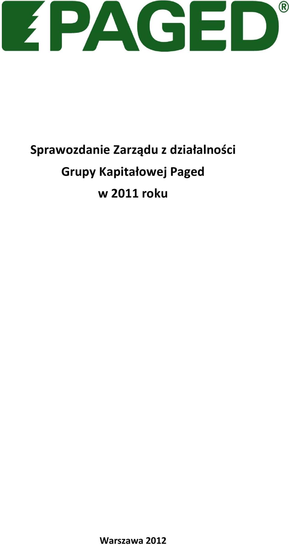 Kapitałowej Paged w