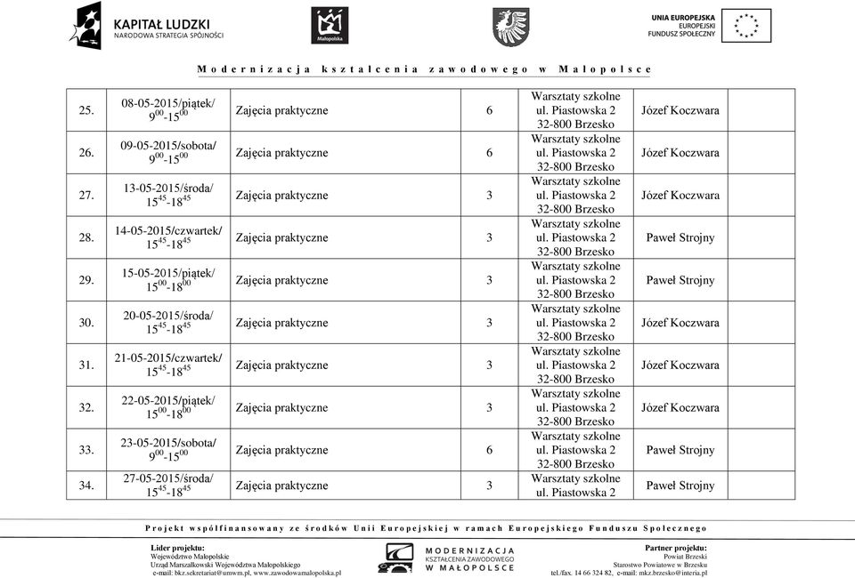 4-05-05/czwartek/ 5-05-05/piątek/ 0-05-05/środa/