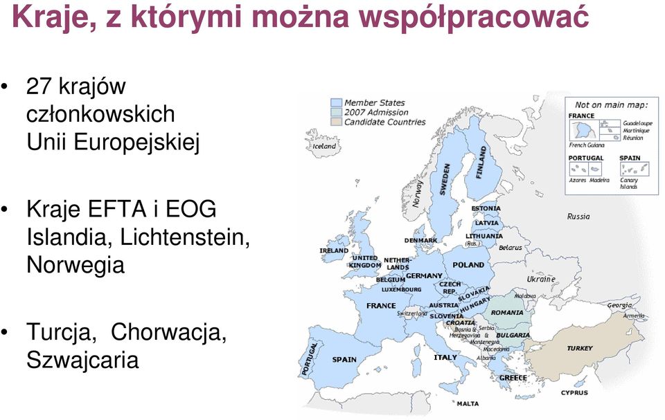 Kraje EFTA i EOG Islandia,