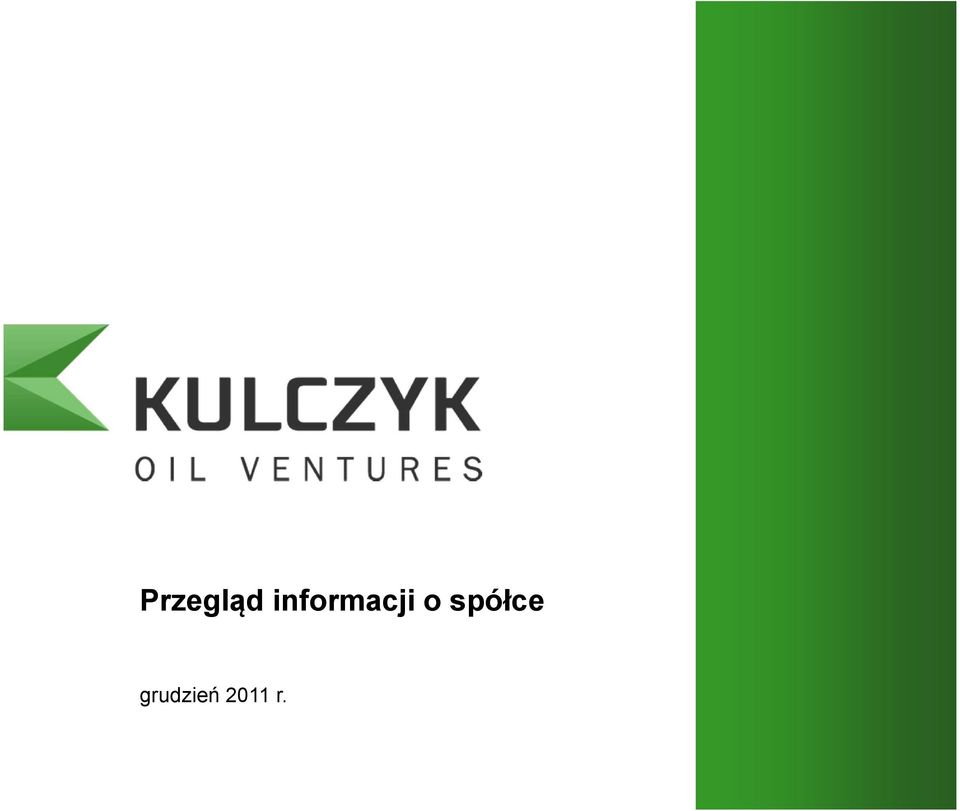 o spółce