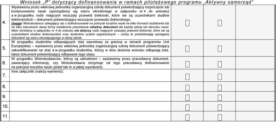 wszczęcie przewodu doktorskiego. Uwaga!