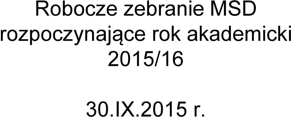 rozpoczynające