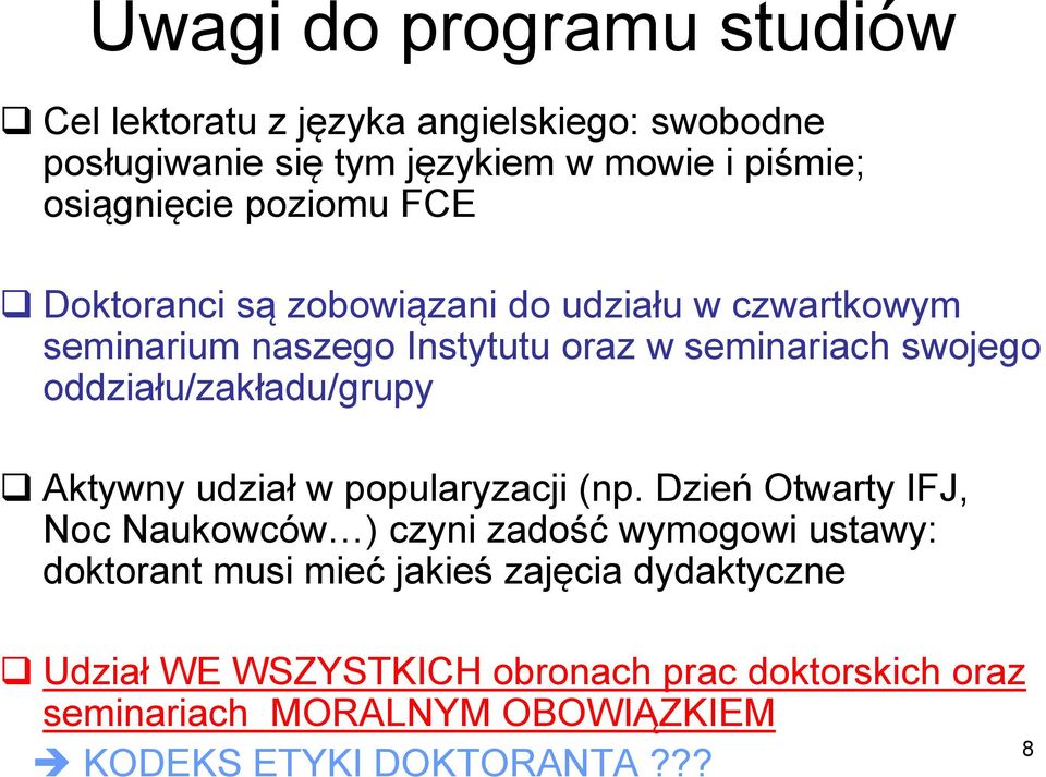 oddziału/zakładu/grupy Aktywny udział w popularyzacji (np.