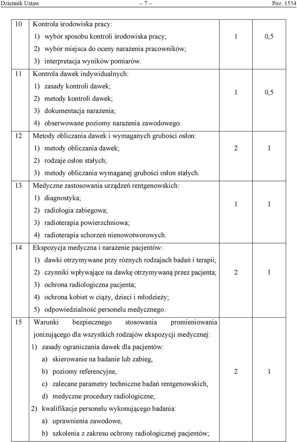 12 Metody obliczania dawek i wymaganych grubości osłon: 1) metody obliczania dawek; 2) rodzaje osłon stałych; 3) metody obliczania wymaganej grubości osłon stałych.