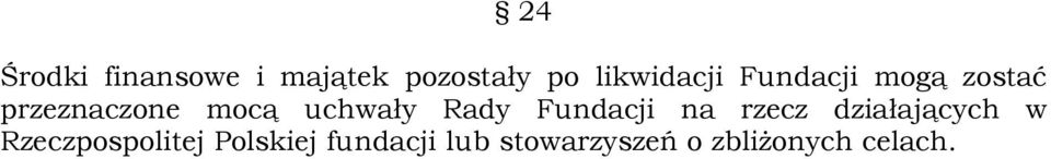 uchwały Rady Fundacji na rzecz działających w