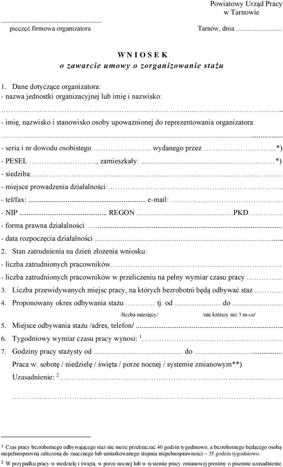 .. - seria i nr dowodu osobistego... wydanego przez......*) - PESEL...., zamieszkały:... *) - siedziba:...... - miejsce prowadzenia działalności:.. - tel/fax:... e-mail:.... - NIP... REGON...PKD.