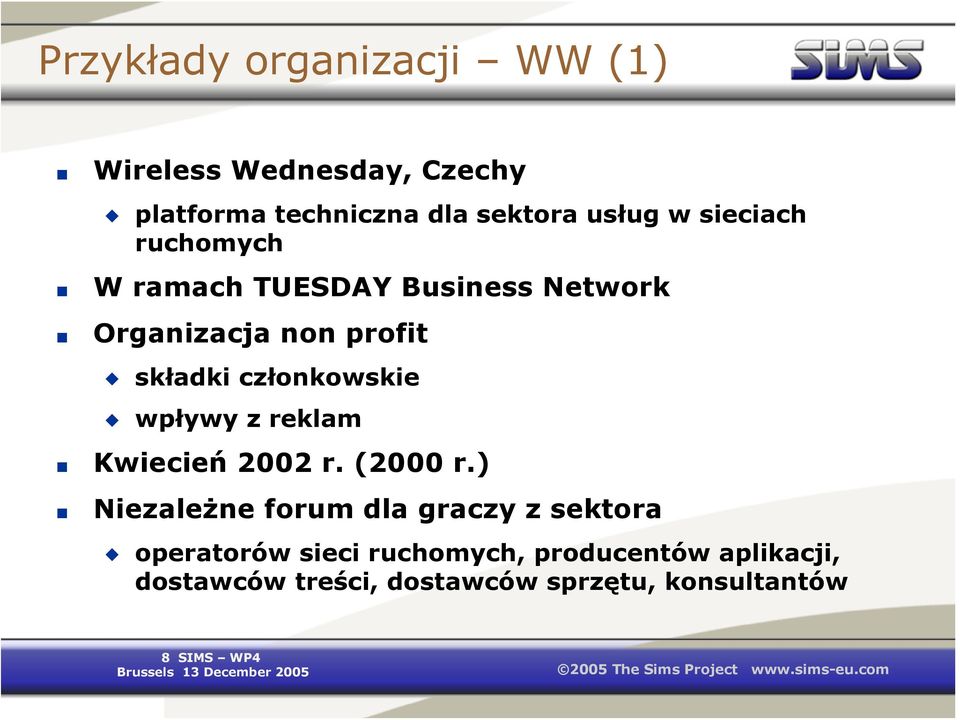 wpływy z reklam Kwiecień 2002 r. (2000 r.