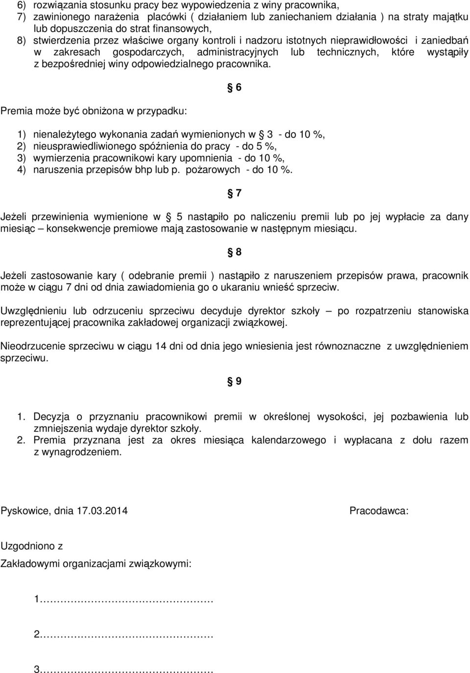 odpowiedzialnego pracownika.