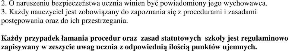 postępowania oraz do ich przestrzegania.
