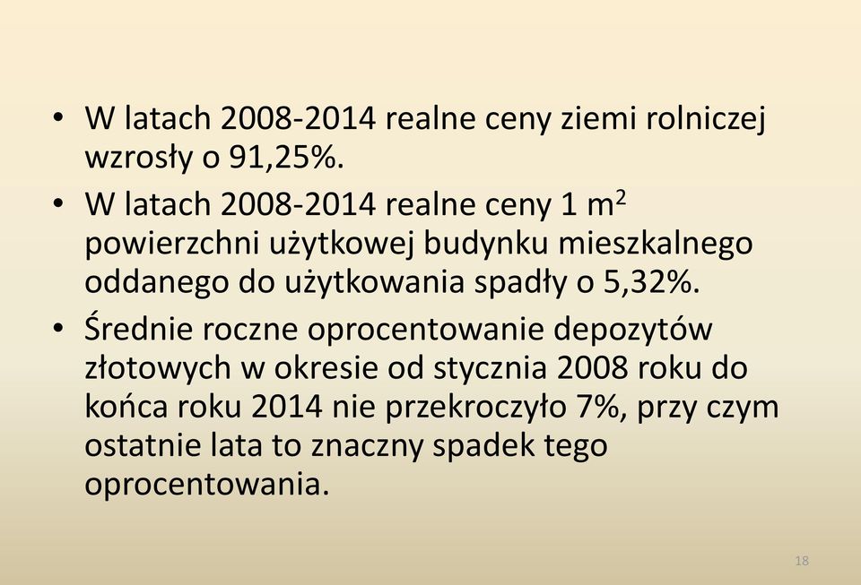 użytkowania spadły o 5,32%.