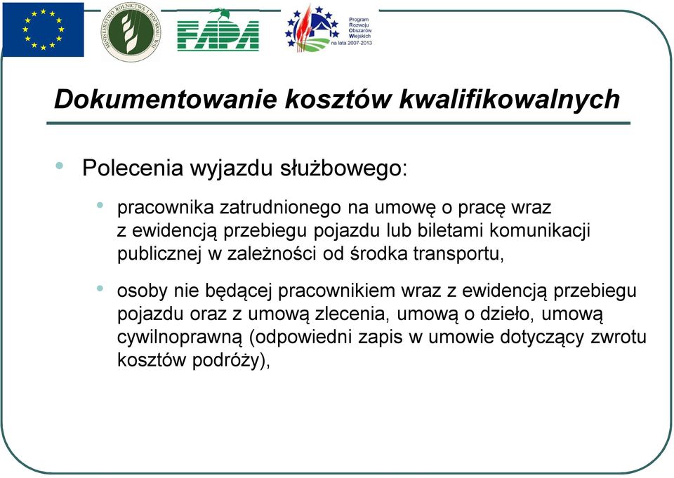 osoby nie będącej pracownikiem wraz z ewidencją przebiegu pojazdu oraz z umową zlecenia,