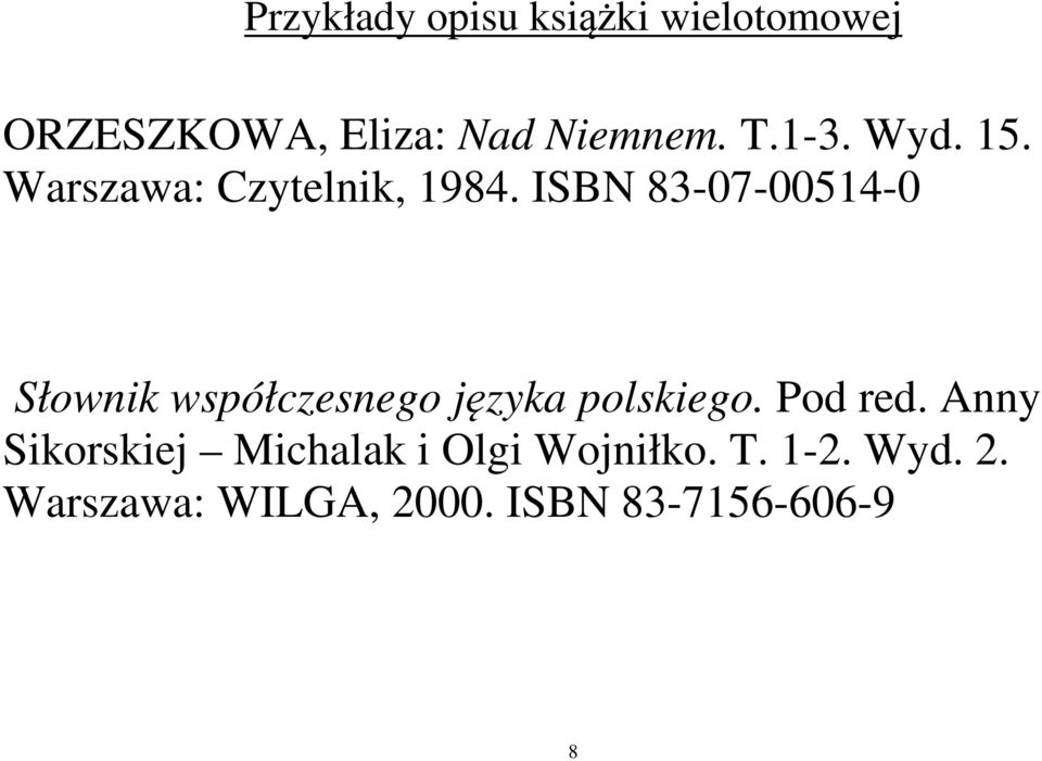 ISBN 83-07-00514-0 Słownik współczesnego języka polskiego. Pod red.
