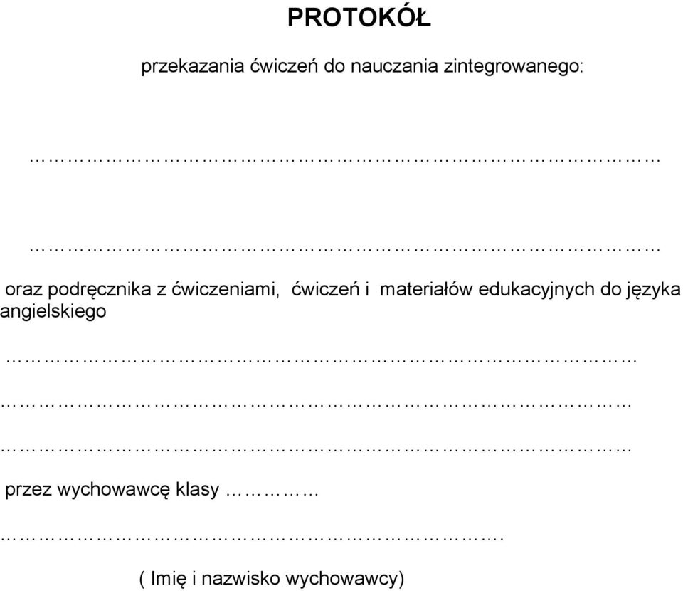 ćwiczeń i materiałów edukacyjnych do języka