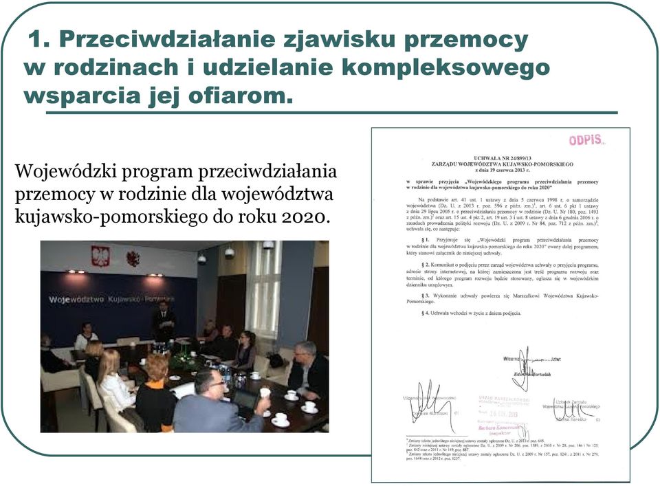 Wojewódzki program przeciwdziałania przemocy w