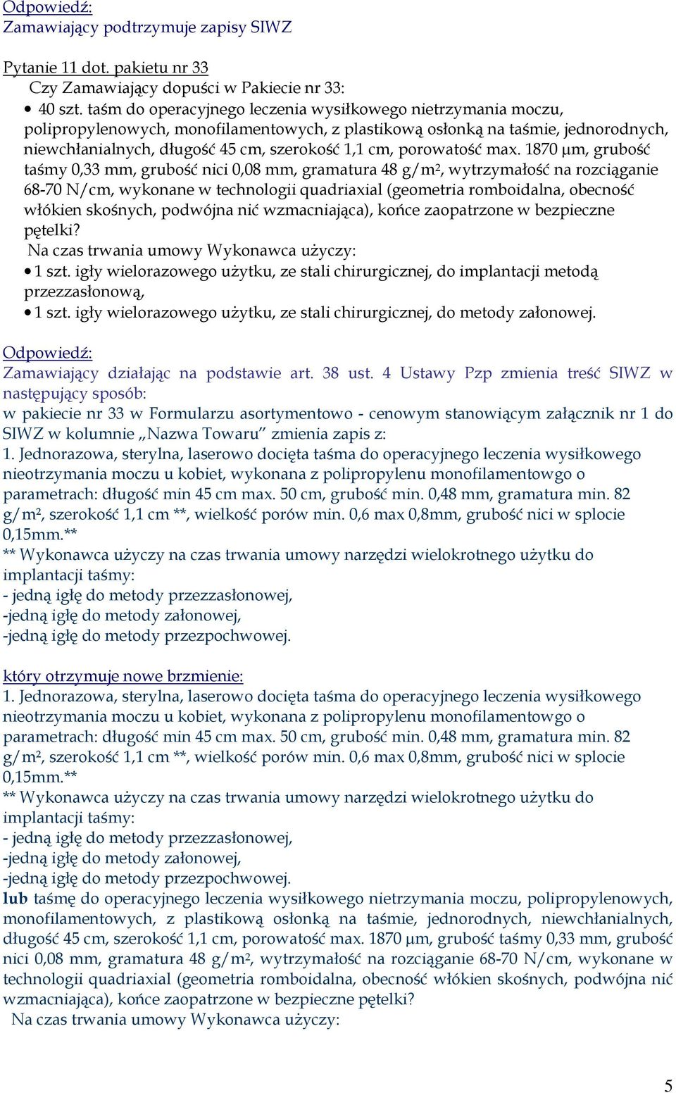 porowatość max.