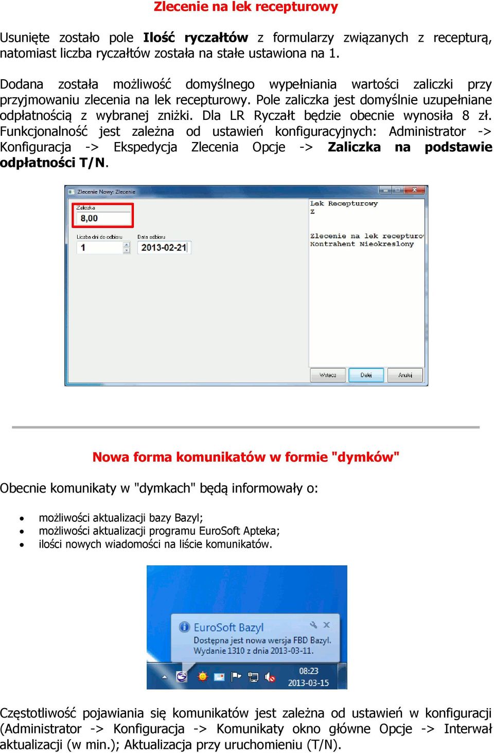 Dla LR Ryczałt będzie obecnie wynosiła 8 zł.