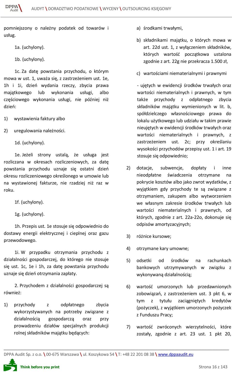 (uchylony). 1e.