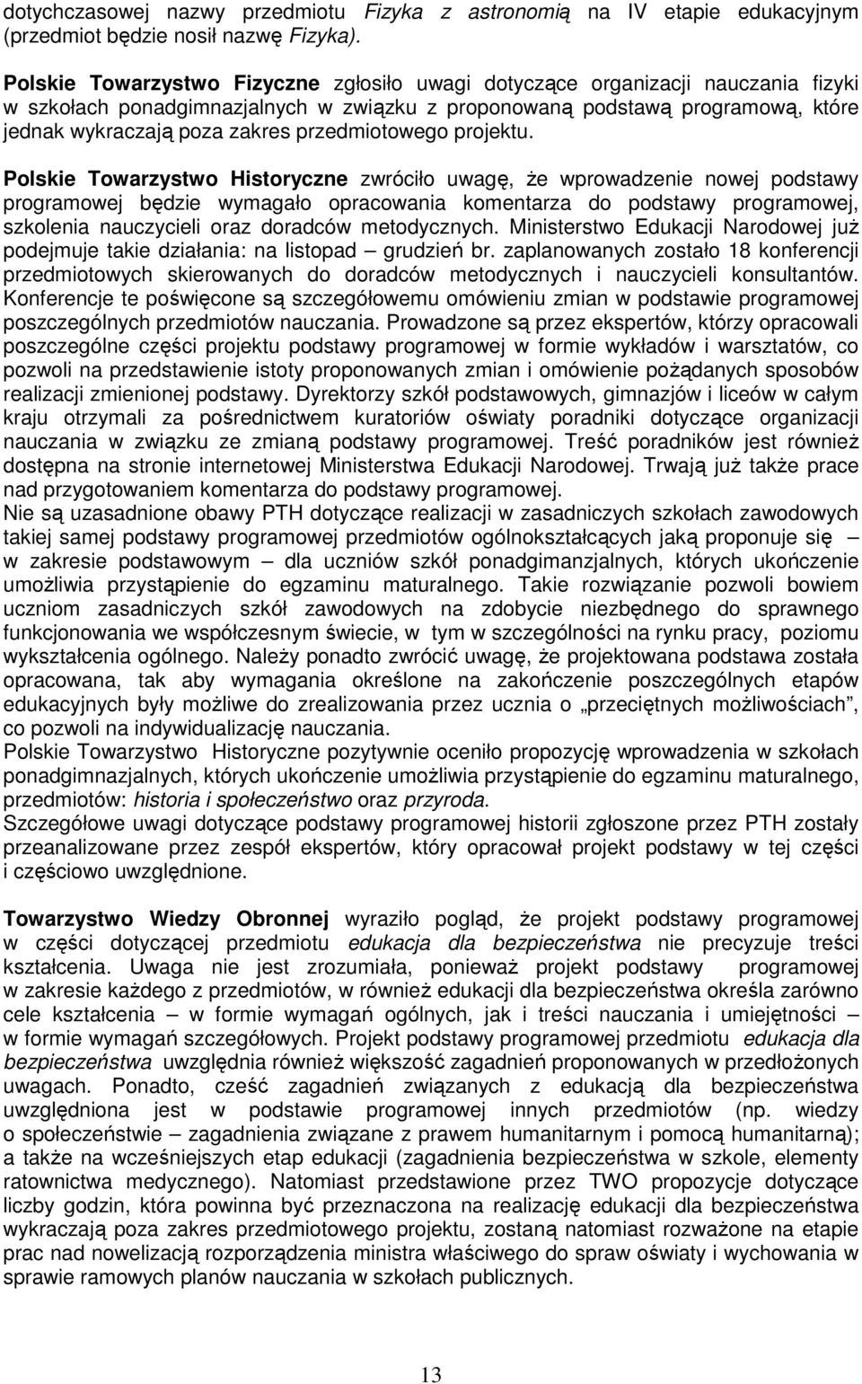 przedmiotowego projektu.