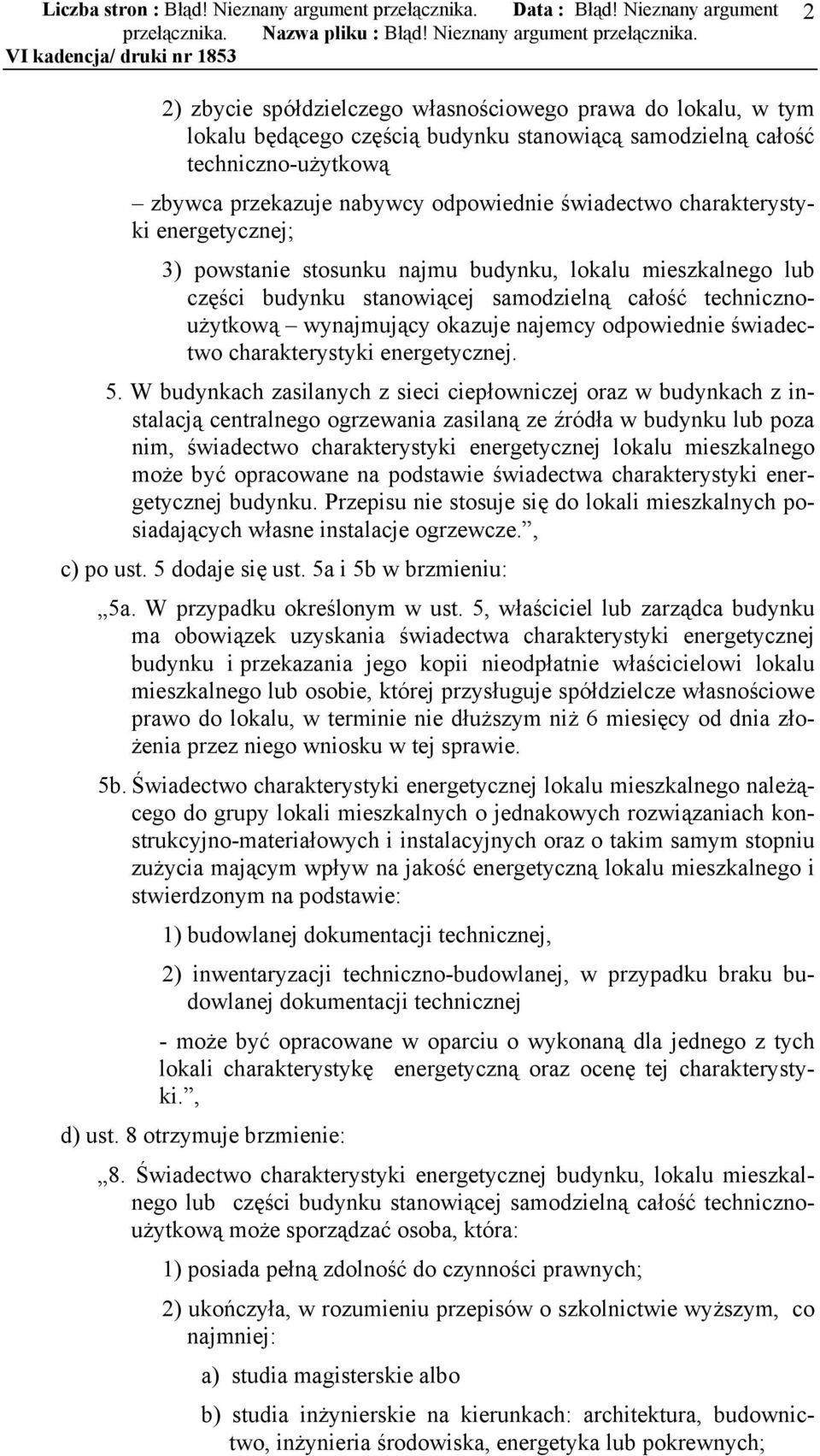 Nazwa pliku : Błąd! Nieznany argument przełącznika.