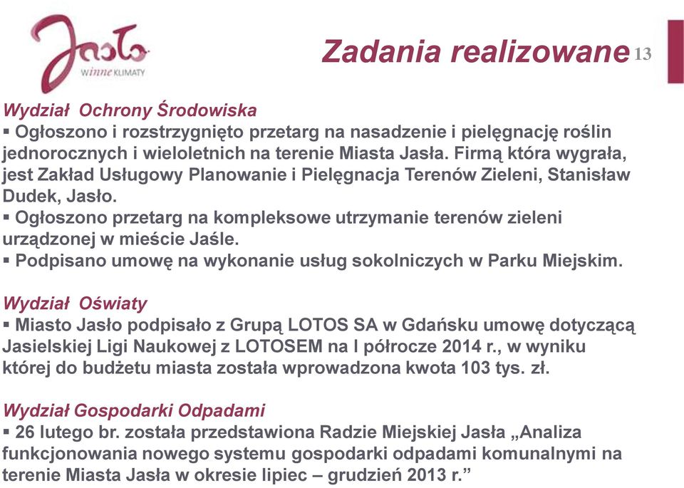 Podpisano umowę na wykonanie usług sokolniczych w Parku Miejskim.