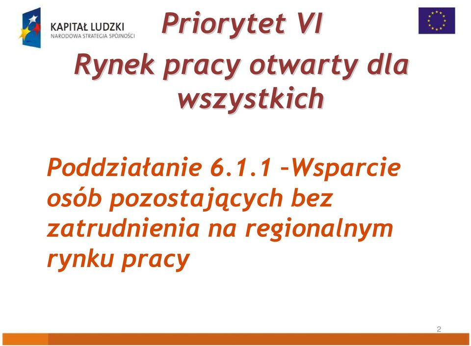 1 Wsparcie osób pozostających bez