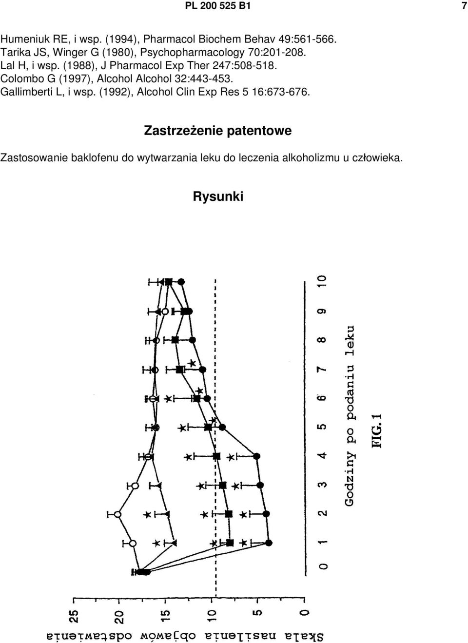 (1988), J Pharmacol Exp Ther 247:508-518. Colombo G (1997), Alcohol Alcohol 32:443-453.