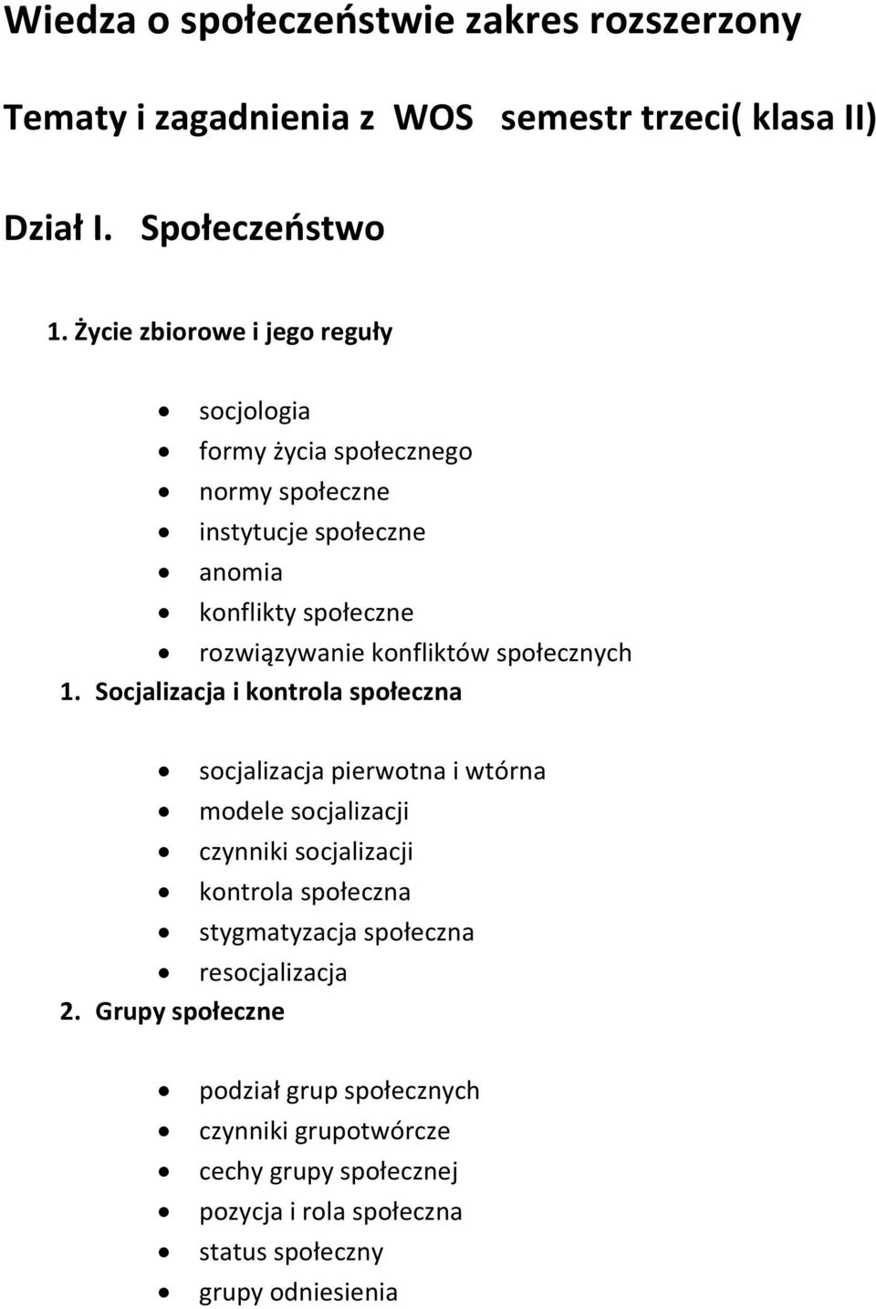 konfliktów społecznych 1.