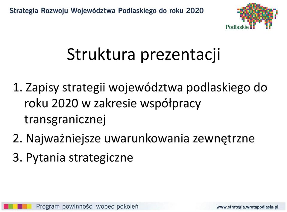 roku 2020 w zakresie współpracy