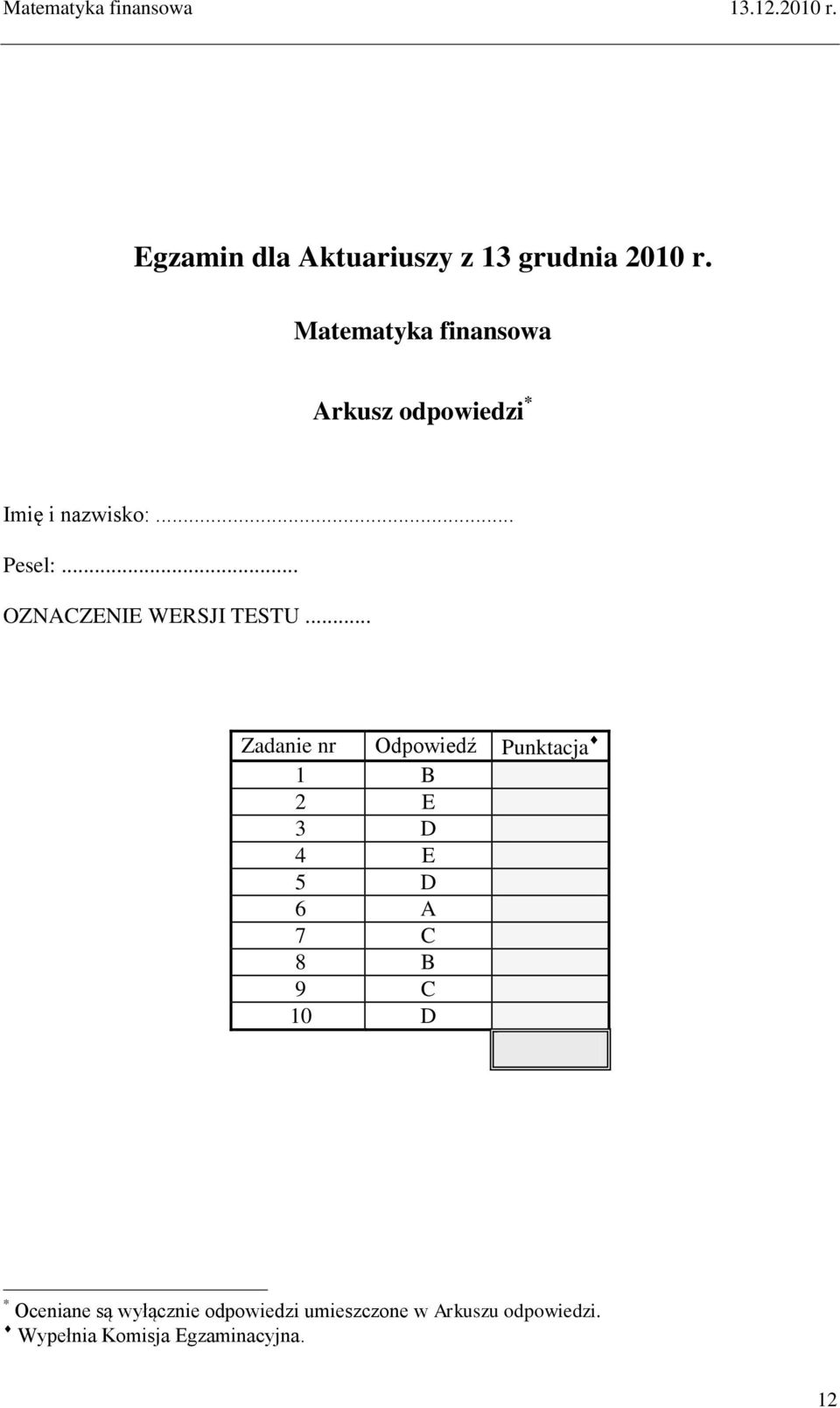 .. OZNACZENIE WERSJI TESTU.