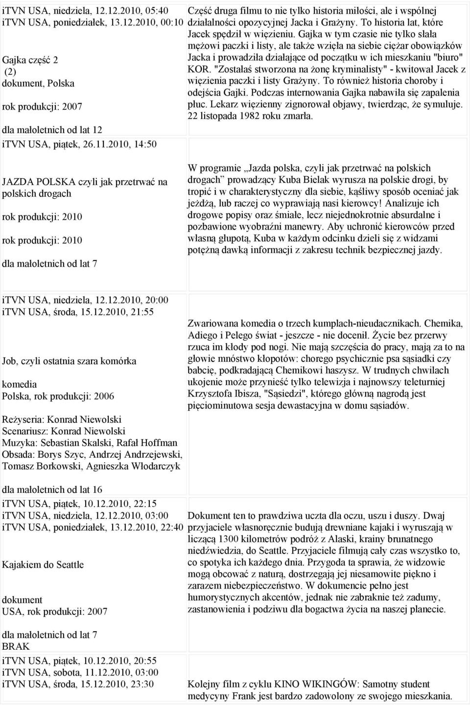 Gajka w tym czasie nie tylko słała mężowi paczki i listy, ale także wzięła na siebie ciężar obowiązków Jacka i prowadziła działające od początku w ich mieszkaniu "biuro" KOR.