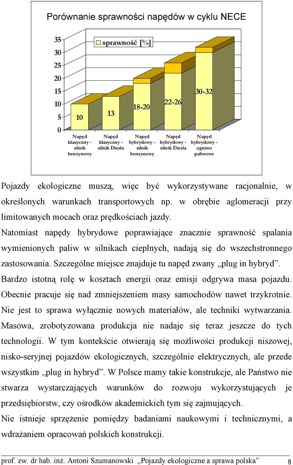 w obrębie aglomeracji przy limitowanych mocach oraz prędkościach jazdy.