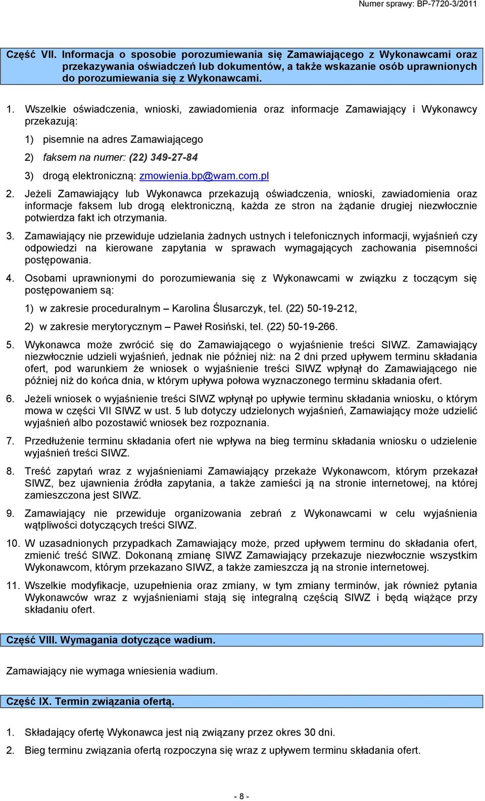 zmowienia.bp@wam.com.pl 2.