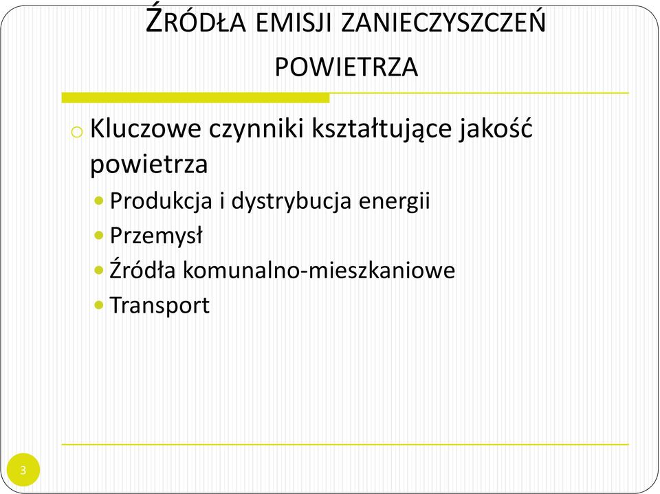 powietrza Produkcja i dystrybucja energii