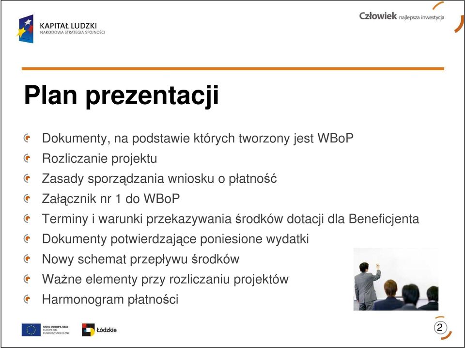 przekazywania środków dotacji dla Beneficjenta Dokumenty potwierdzające poniesione