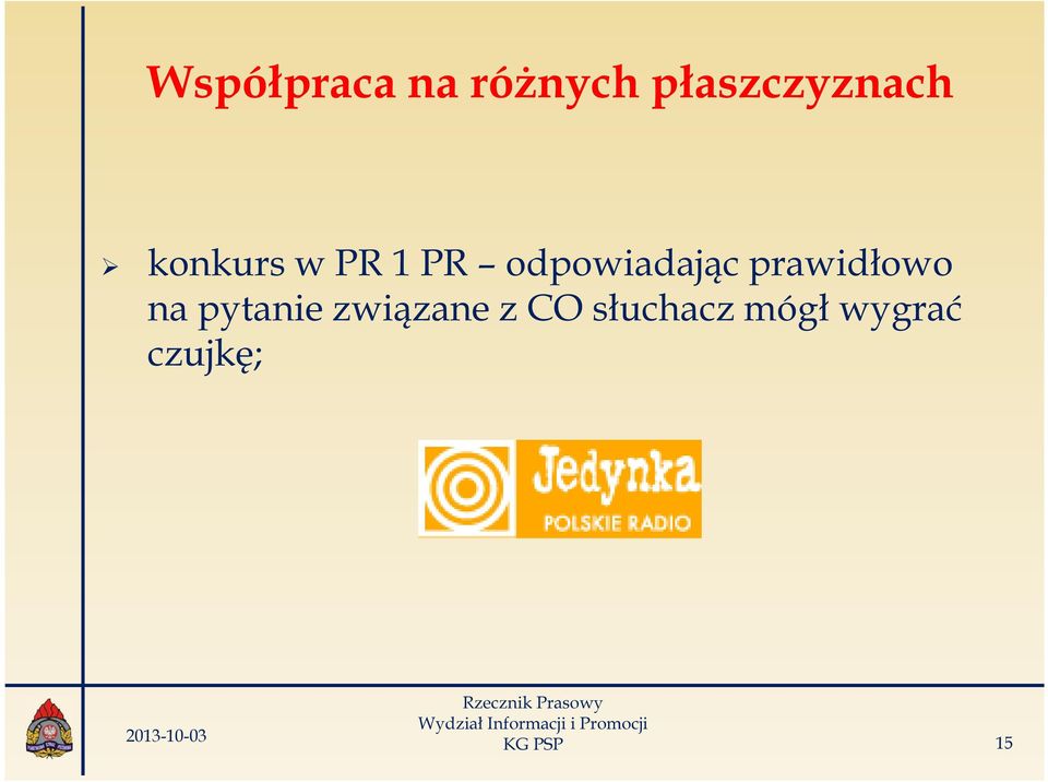 prawidłowo na pytanie związane z CO