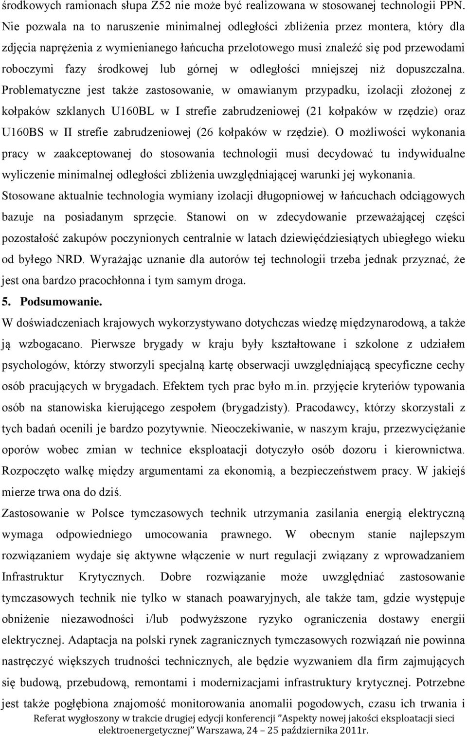 lub górnej w odległości mniejszej niż dopuszczalna.