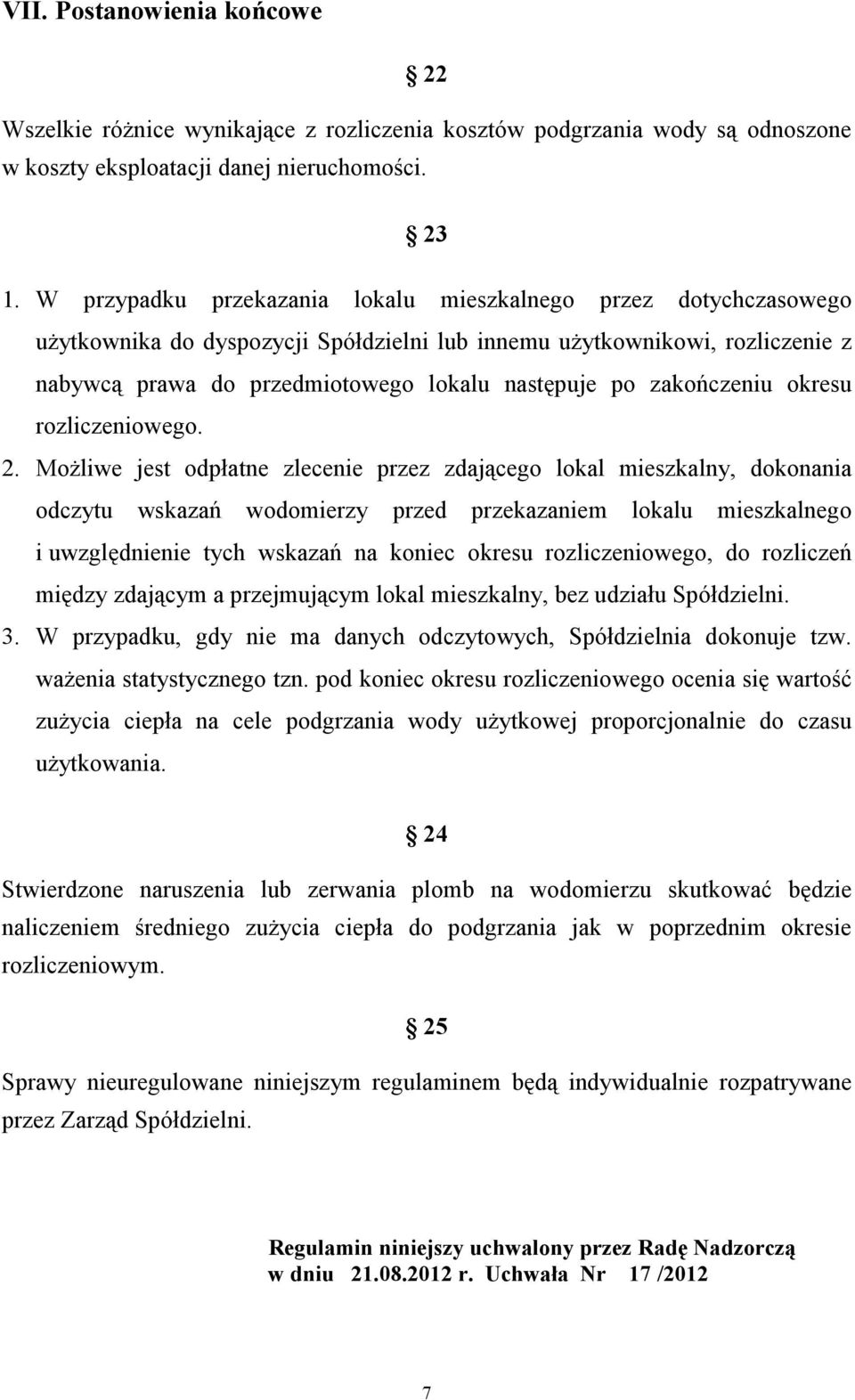 zakończeniu okresu rozliczeniowego. 2.