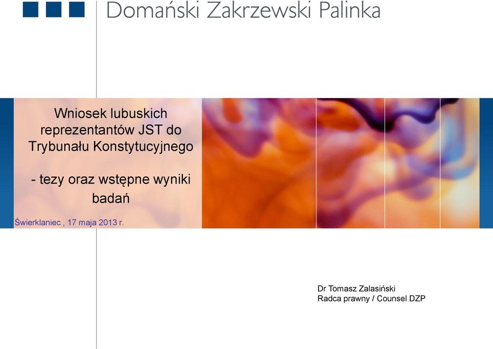 wstępne wyniki badań Świerklaniec, 17 maja