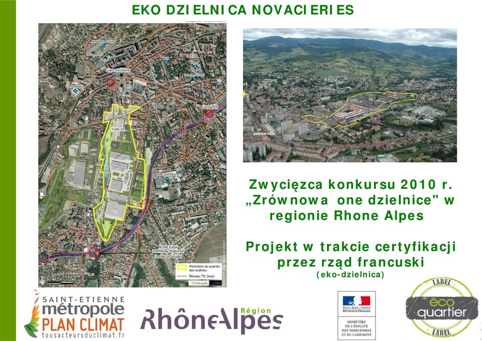 Zrównoważone dzielnice" w regionie Rhone