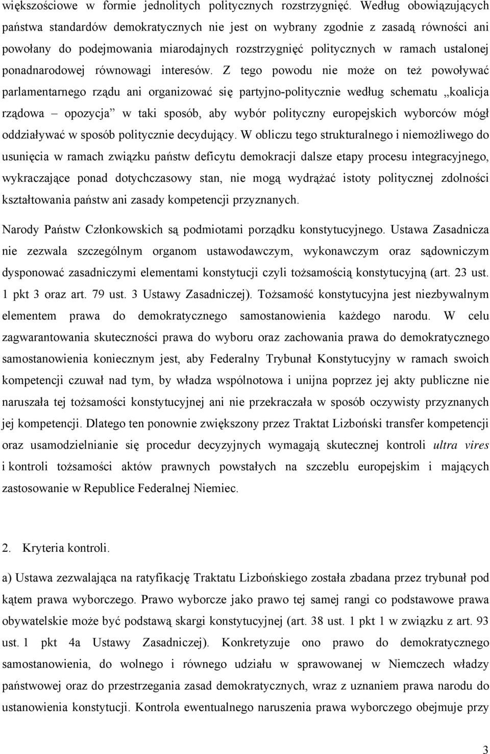 ponadnarodowej równowagi interesów.