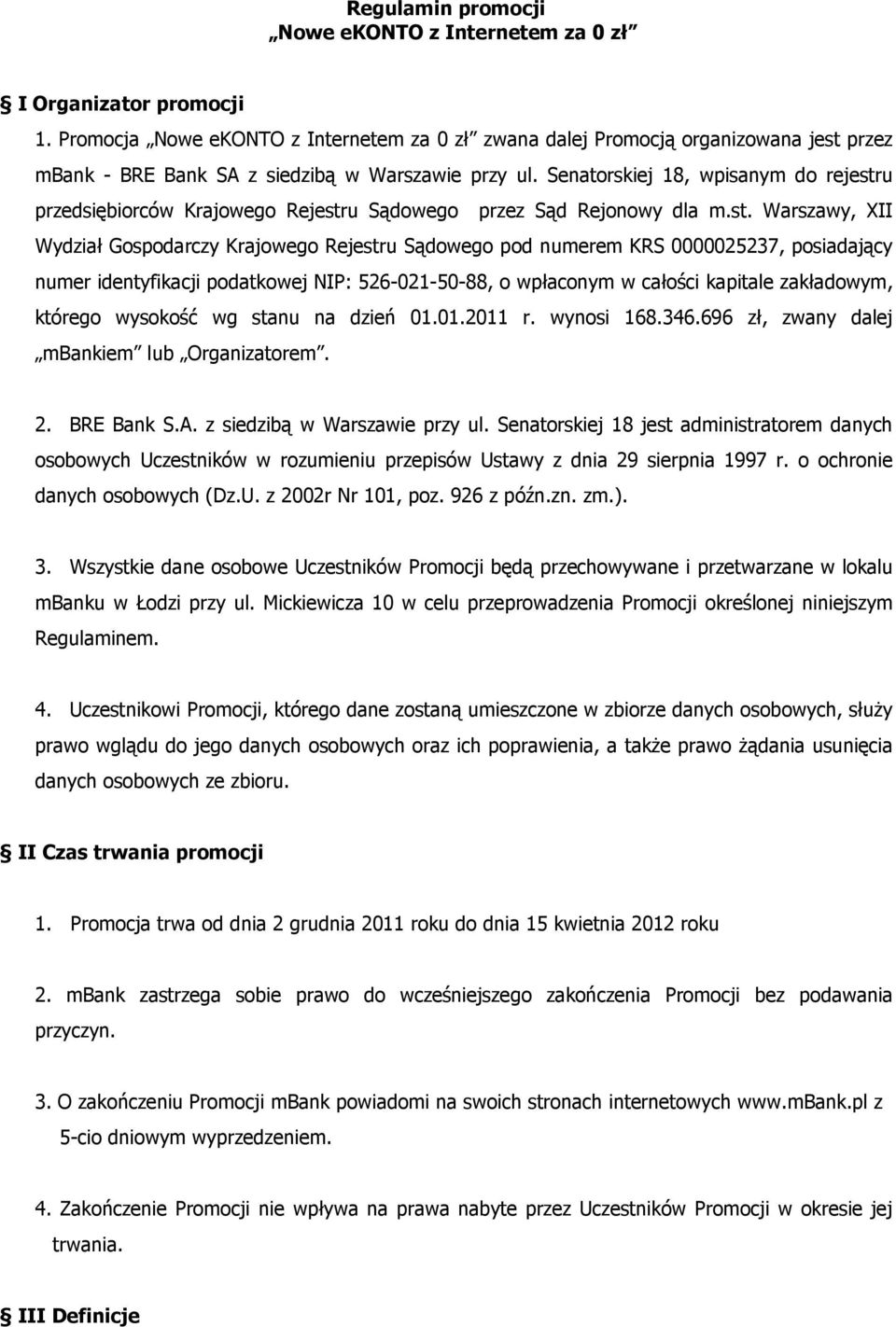 Senatorskiej 18, wpisanym do rejestr