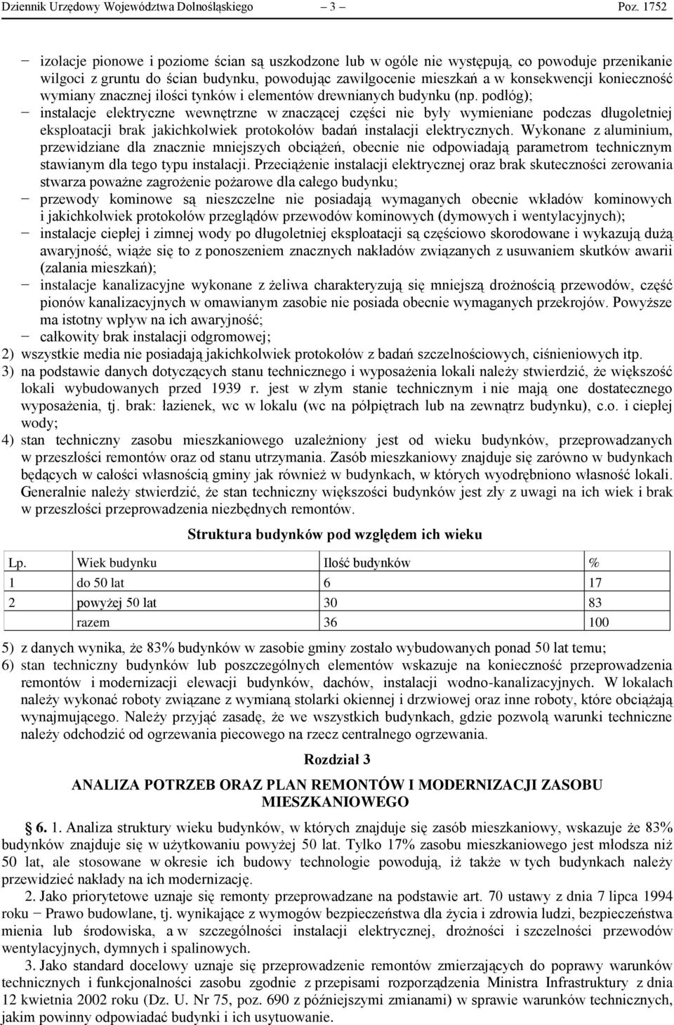 wymiany znacznej ilości tynków i elementów drewnianych budynku (np.