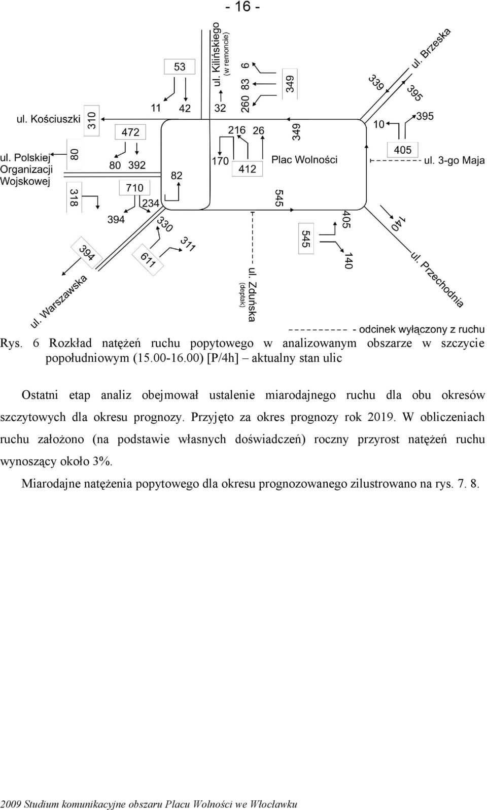 Przyjęto za okres prognozy rok 219.