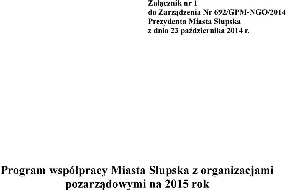 dnia 23 października 2014 r.