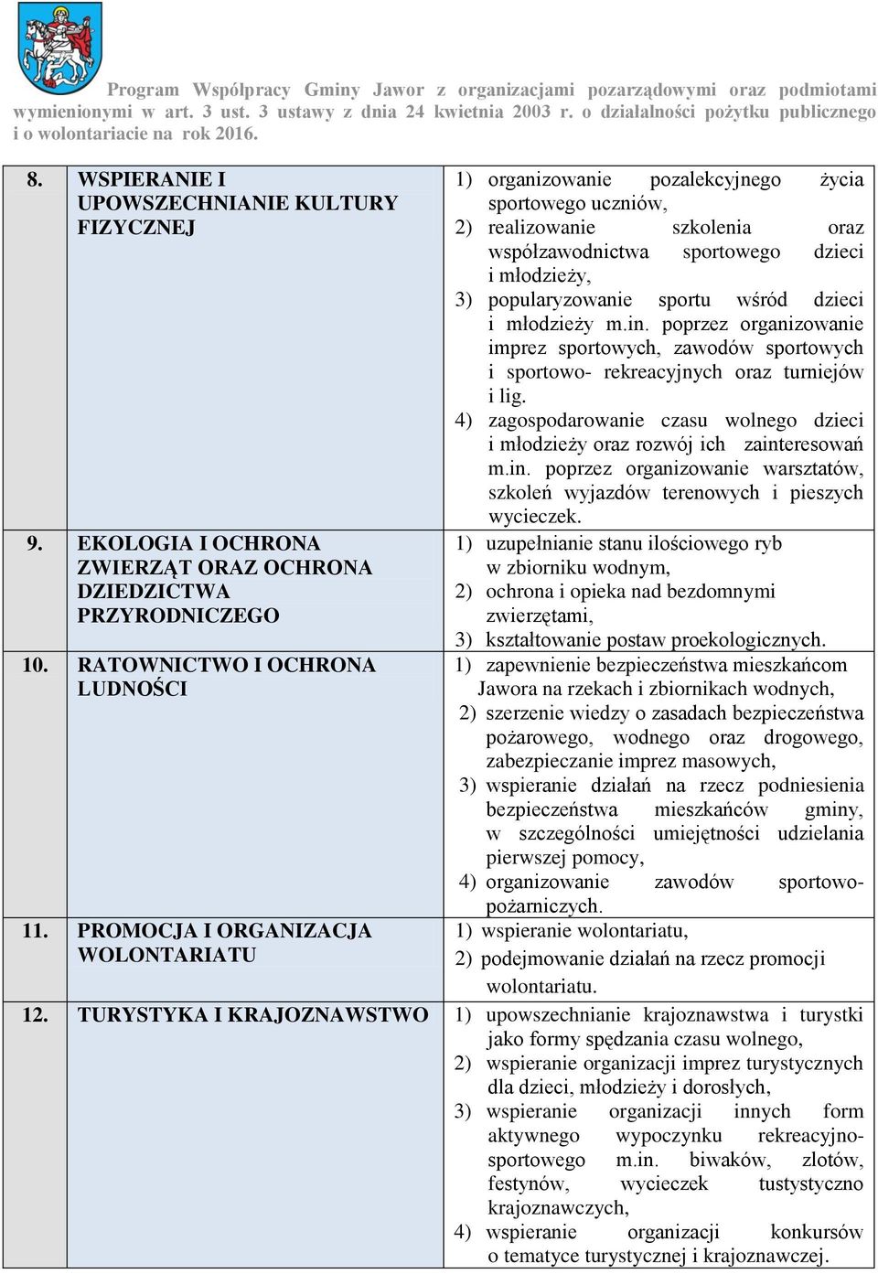 wśród dzieci i młodzieży m.in. poprzez organizowanie imprez sportowych, zawodów sportowych i sportowo- rekreacyjnych oraz turniejów i lig.