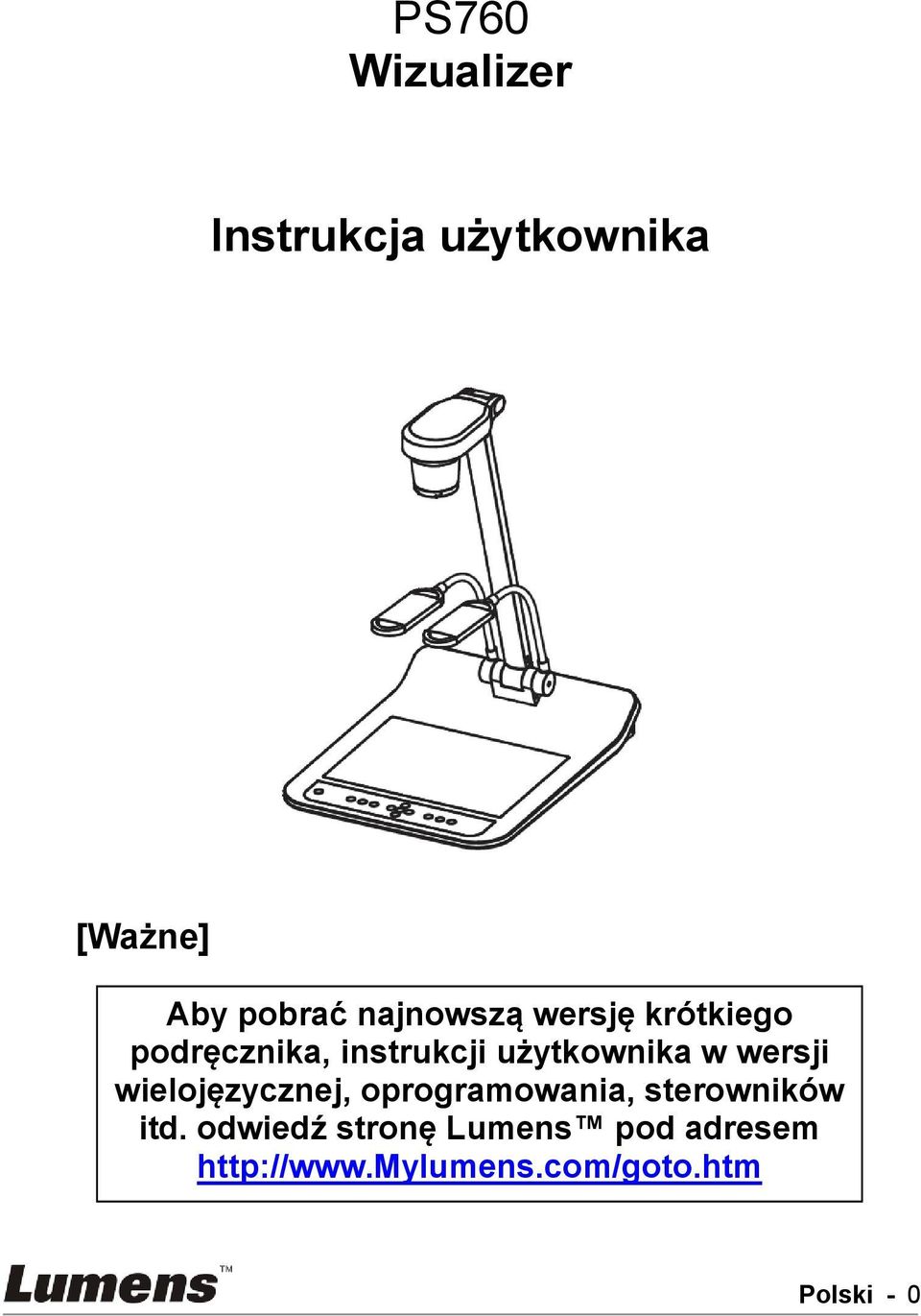 wersji wielojęzycznej, oprogramowania, sterowników itd.