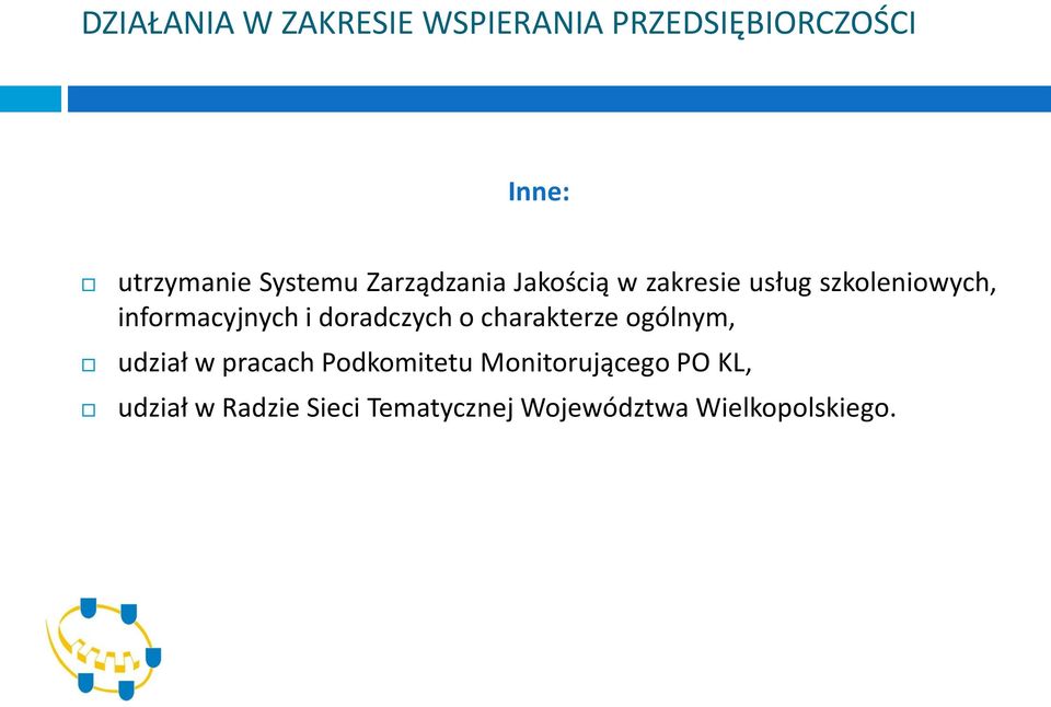 informacyjnych i doradczych o charakterze ogólnym, udział w pracach