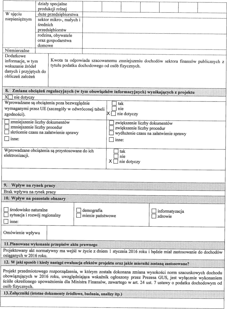 Zalącinili (Istotne dokumenty zródłowe, badania, analizy itp.) cyk ściśle określonego upoważnienia dla Ministra Finansów, zawartego w art. 24 ust.