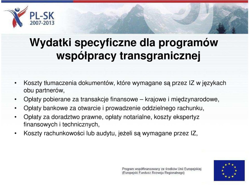 Opłaty bankowe za otwarcie i prowadzenie oddzielnego rachunku, Opłaty za doradztwo prawne, opłaty