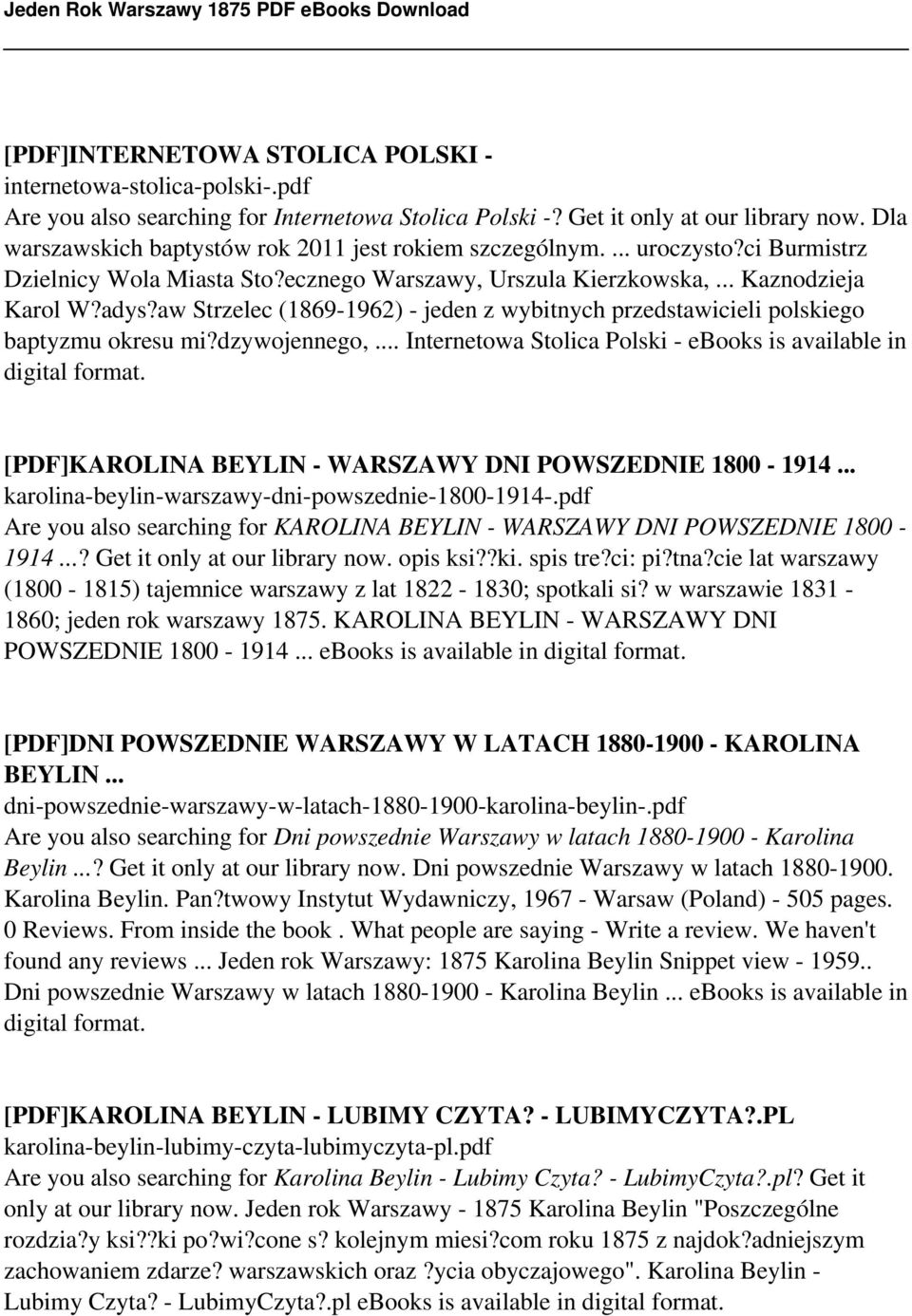 aw Strzelec (1869-1962) - jeden z wybitnych przedstawicieli polskiego baptyzmu okresu mi?dzywojennego,... Internetowa Stolica Polski - ebooks is available in digital format.